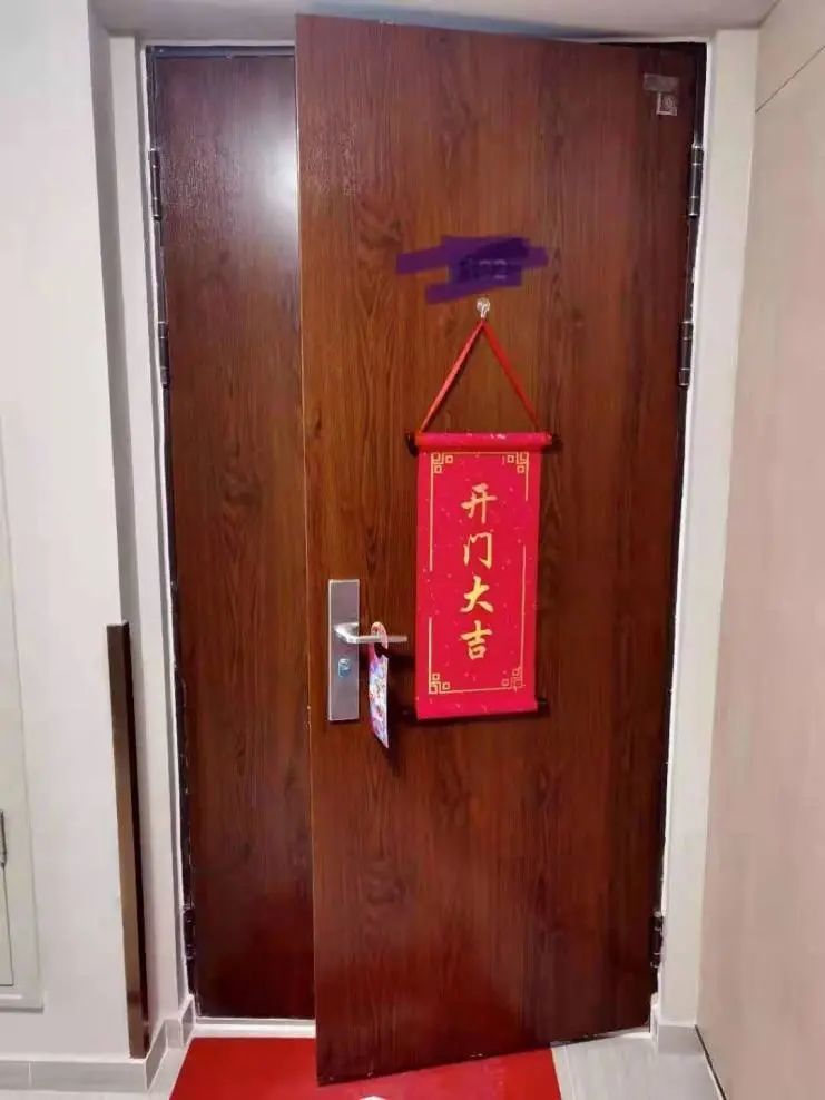 有一部分用的是子母门,有的就是一般的入户门.