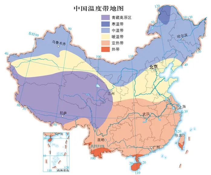 我国36条重要地理分界线附大量中国地图