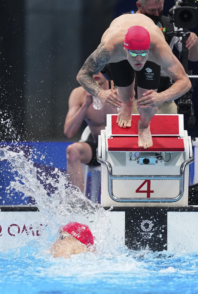 (东京奥运会)游泳——男子4x200米自由泳接力决赛:英国队夺冠(2)