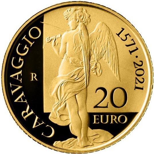 【钱币赏析】【意大利】卡拉瓦乔450周年纪念币