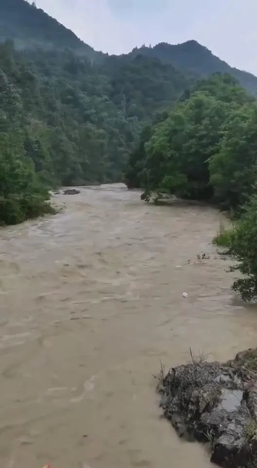 危险!揭西平静的小山沟,突然洪水滚滚