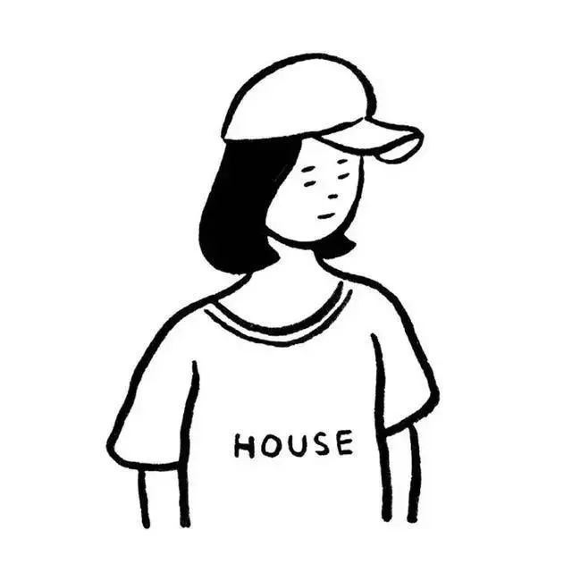 超级简约线条简笔画头像|合集