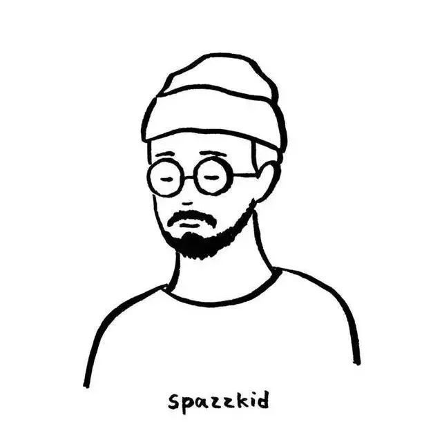 超级简约线条简笔画头像|合集