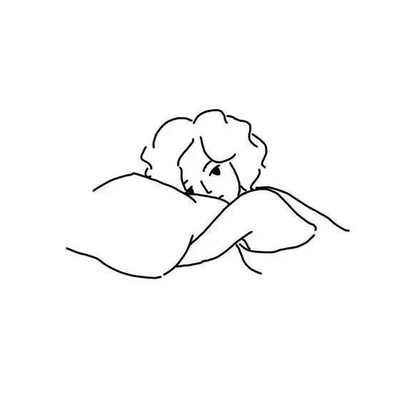 超级简约线条简笔画头像|合集