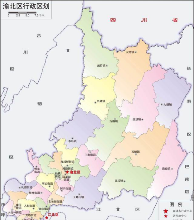 重庆是我国的直辖市之一,经济最发达的区域在渝北区,当然了,经济发达