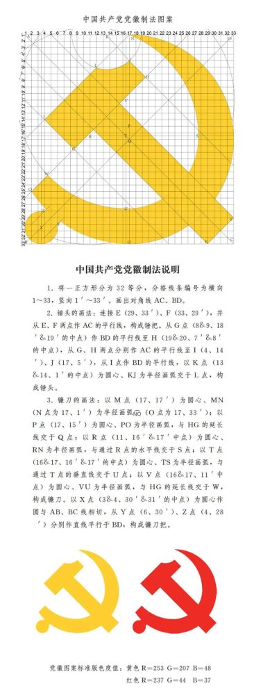 中国共产党党徽党旗知识学习