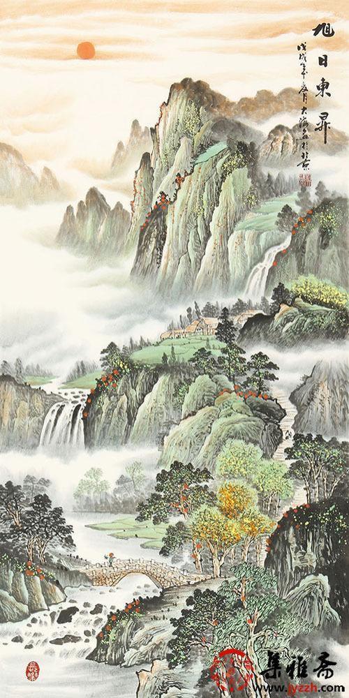 山情水韵意清新——集雅斋签约画家刘大海水墨山水画赏析