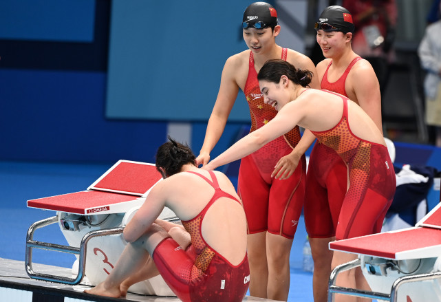 (东京奥运会)(5)游泳——女子4x200米自由泳接力决赛