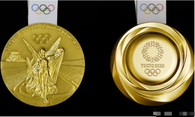 此次东京奥运会作为日本今年最大的体育赛事制作了大约 5,000 枚奖牌