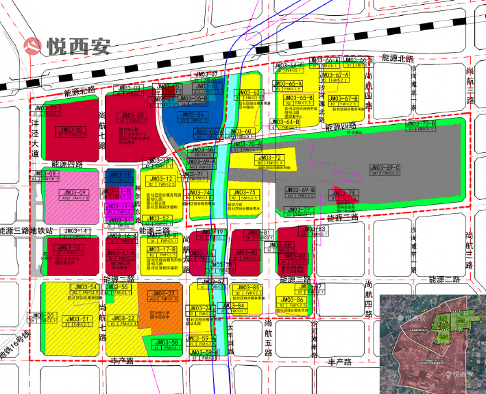 总面积4100亩,西咸能源金贸区两大片区规划出炉