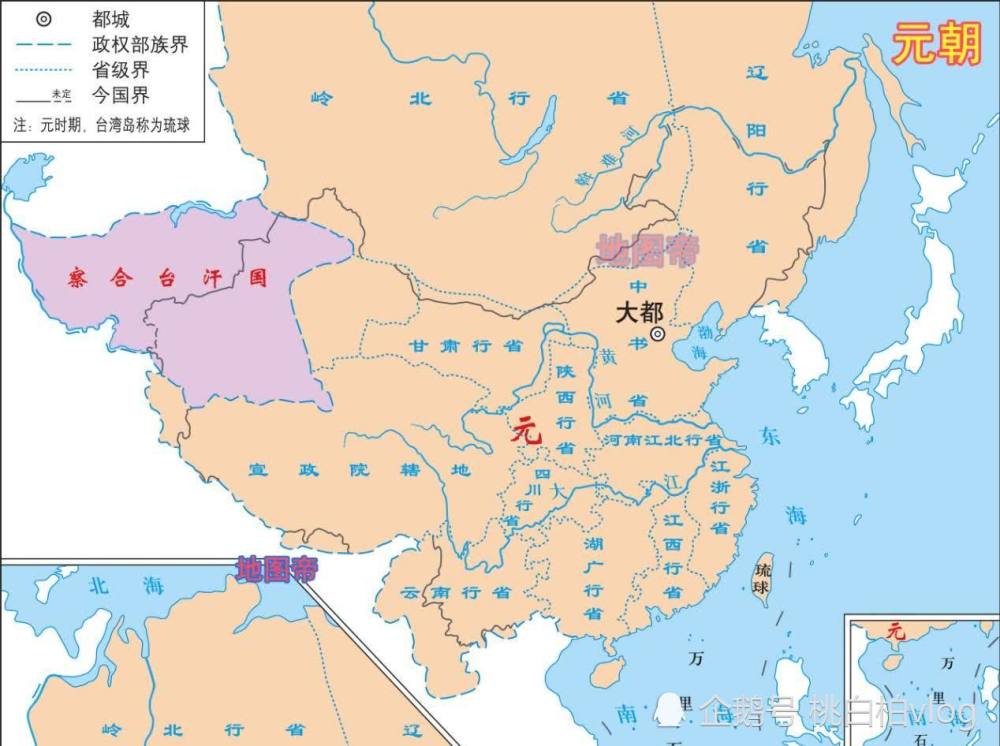 元朝全国只有10个省,看看你在哪个省?