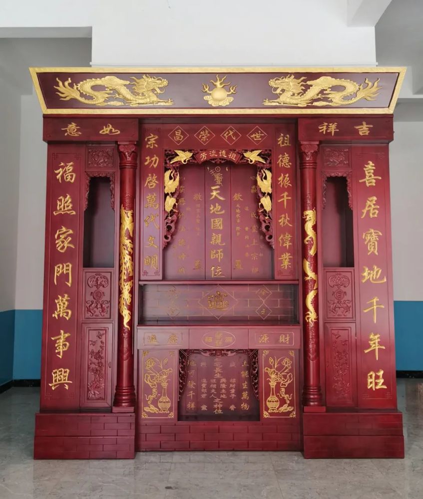 温塘首家大型实木神龛专营店正式开业