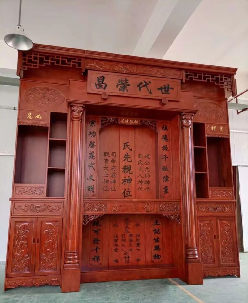 温塘首家大型实木神龛专营店正式开业