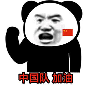 表情包中国队加油