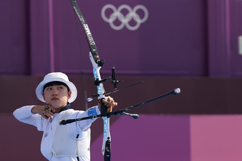 韩国女子射箭选手得两块金牌,却遭本国"网暴,只因留了短发_腾讯新闻