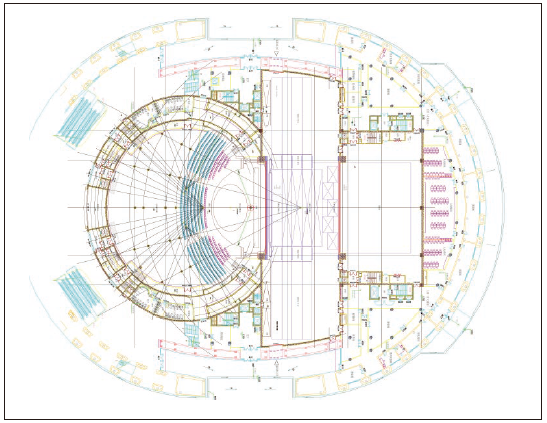 大剧院平面图