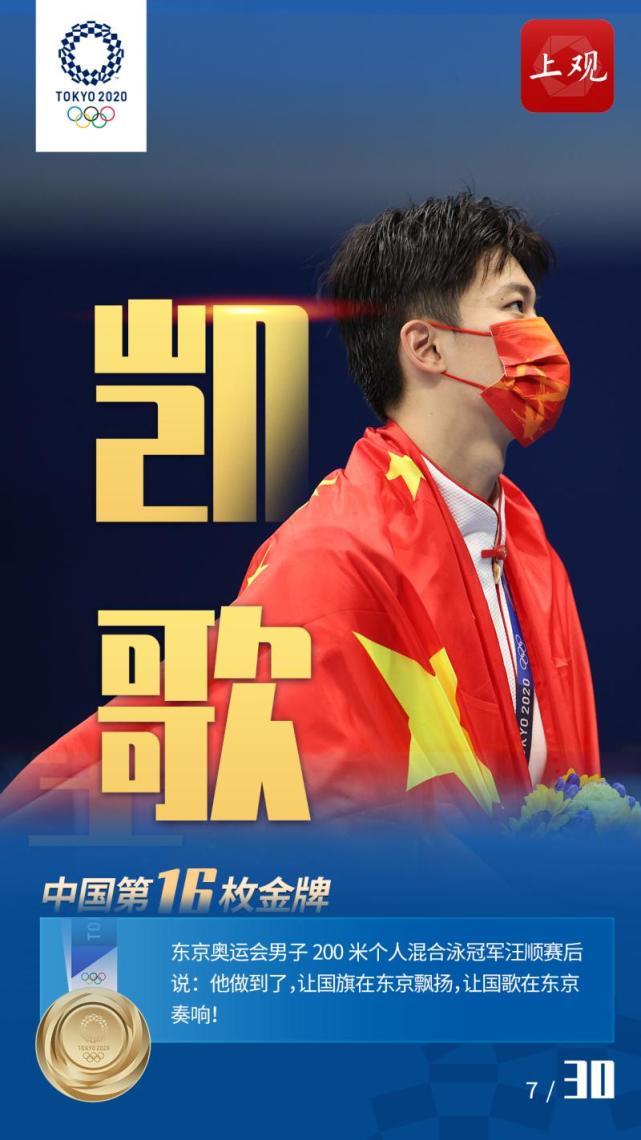【奥运海报集锦】男子200米个人混合泳冠军,汪顺成中国泳坛新一哥