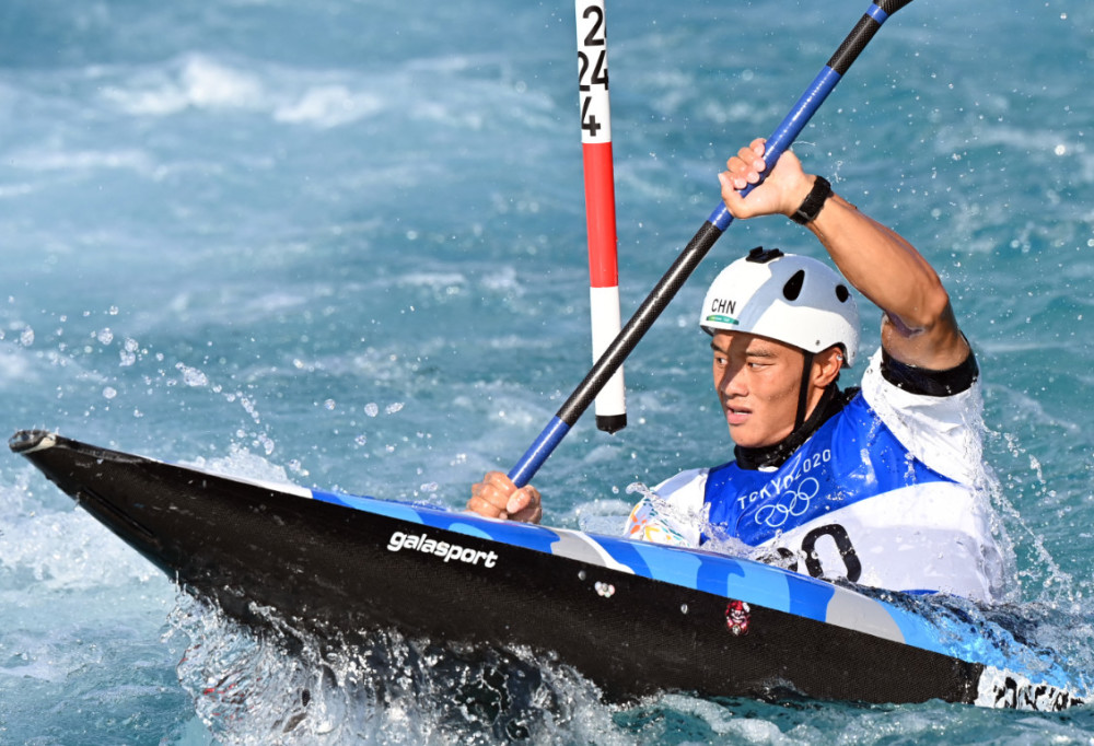 奥运-激流皮划艇男子单人皮艇半决赛 全鑫排名第17未获决赛资格