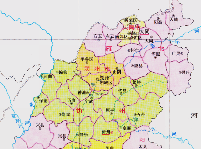 山西省的区划调整11个地级市之一大同市为何有10个区县