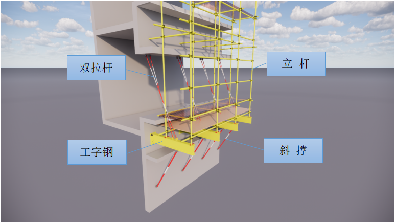 8m根据施工图及相关规范,组织图纸深化,并深化出具《悬挑梁平面布置图