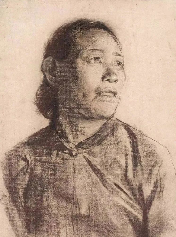 陈丹青老师,夏葆元素描作品