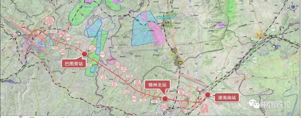 来源:凌源政府网 朝凌高铁 线路自京沈高铁辽宁朝阳站引出,终至秦沈