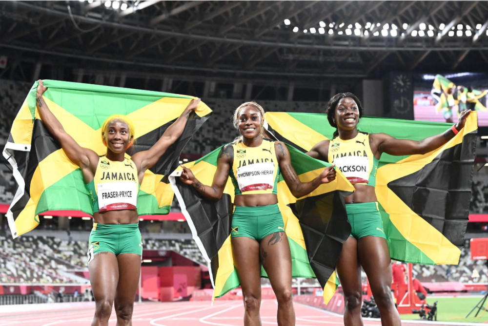 奥运金牌-牙买加包揽女子百米前三 汤普森10秒61破奥运纪录