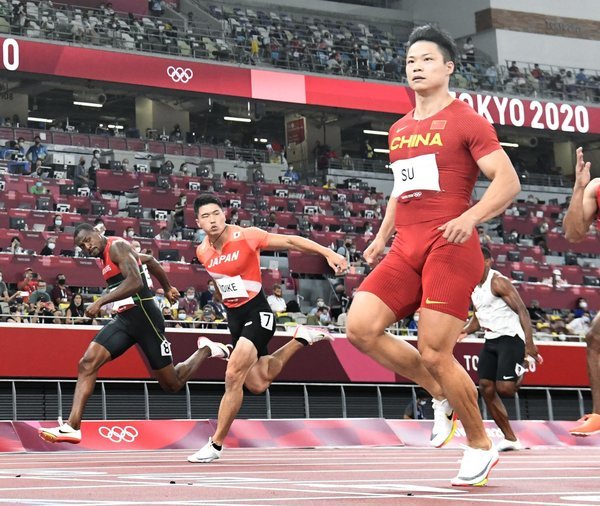 北京时间7月31日晚,东京奥运会男子100米预赛正式开跑,中国名将苏炳添