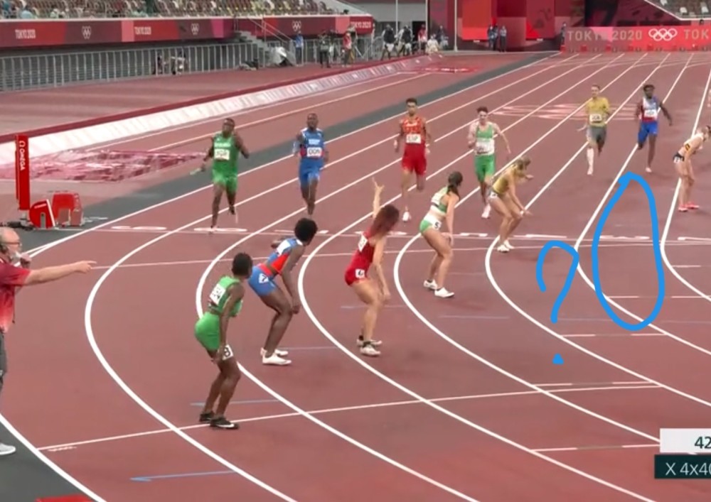世少赛,世青赛,泛美运动会上 都拿过4x400米接力冠军 她不懂比赛规则?