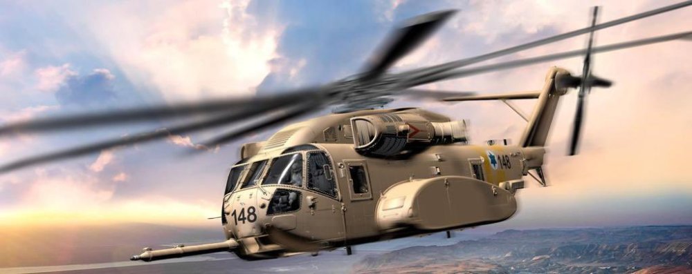 以色列国防军,目前拥有大概20多架ch-53d"海上种马"直升机,是"超种马