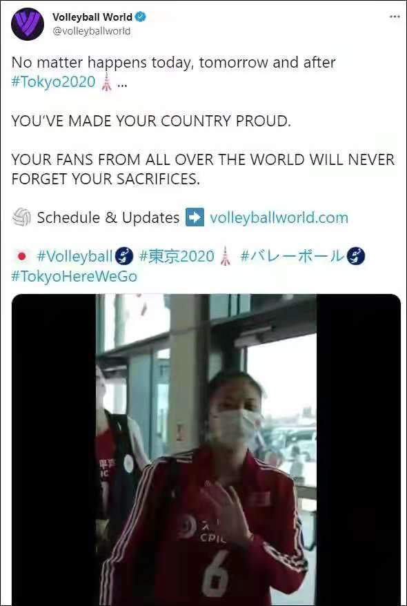国际排联鼓励朱婷 你已是中国骄傲