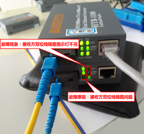 光纤收发器的使用与各类故障处理