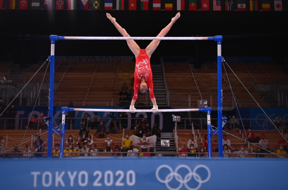奥运-体操女子高低杠芦玉菲第4范忆琳第7 比利时选手夺金