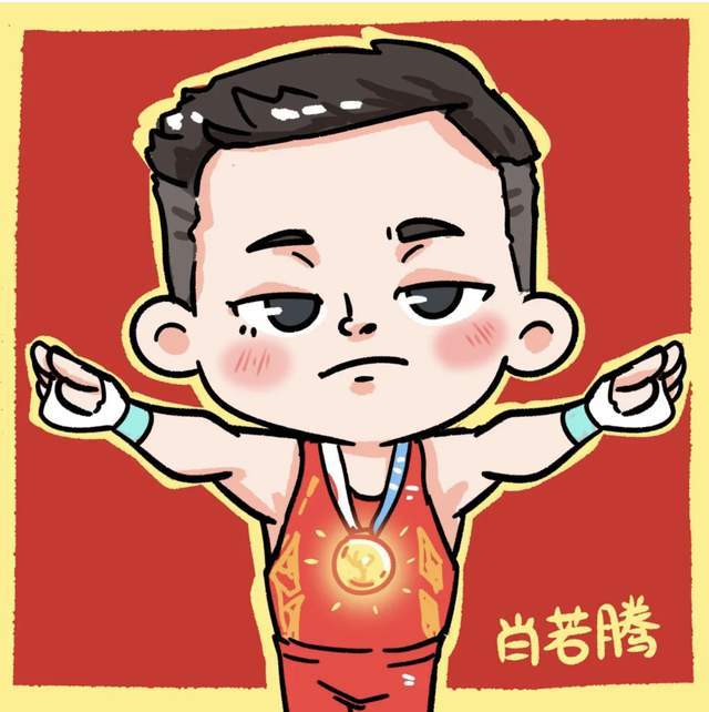 奥运手绘头像(2),为中国队加油