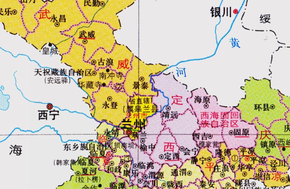 甘肃省的区划调整,12个地级市之一,兰州市为何有11个区县?