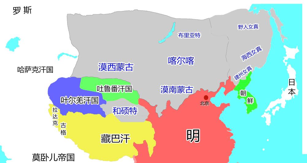 从地图看明朝疆域变迁:抛开地图开疆,200多年的分裂清晰可见