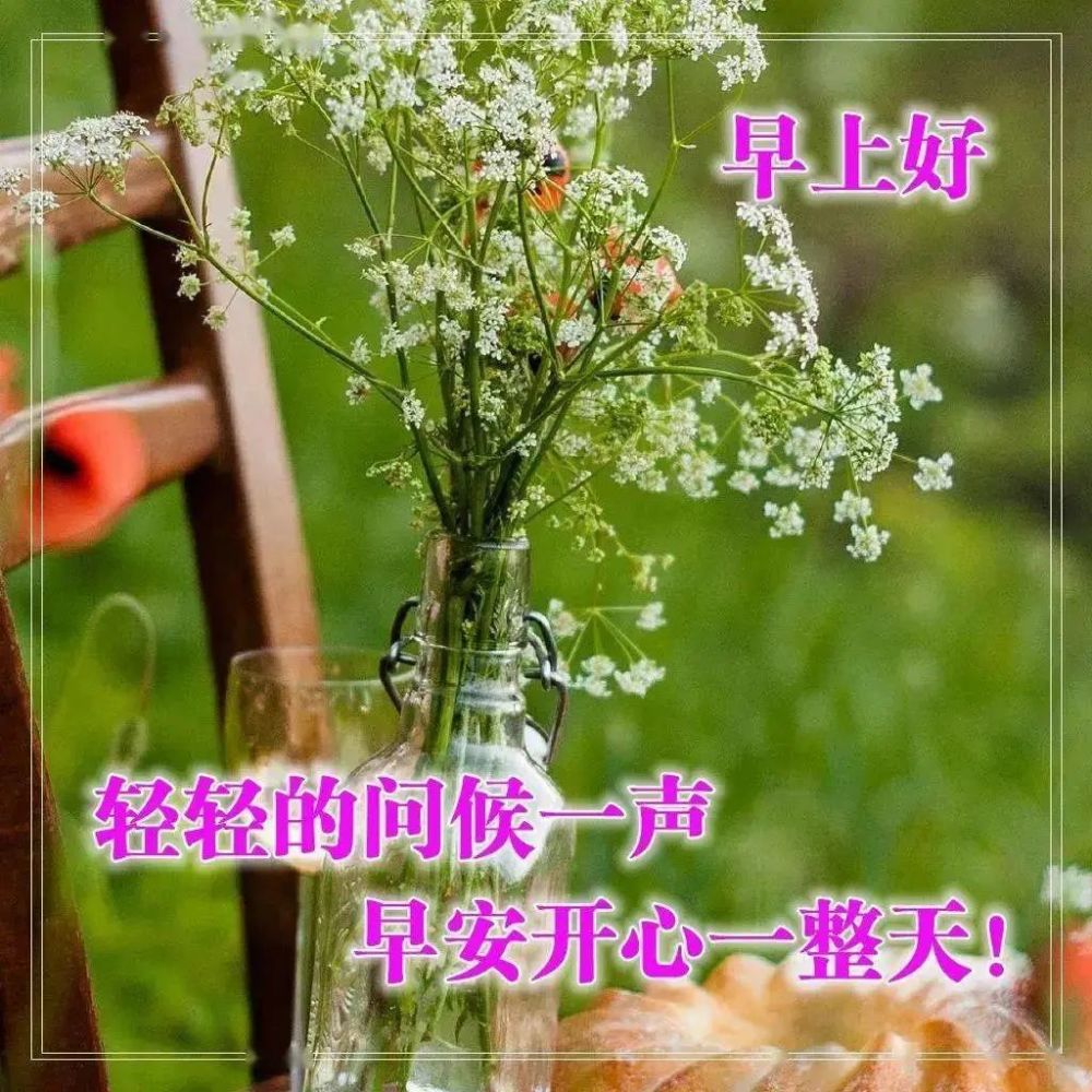 早上好朋友,最新早安问候语图片动态 2021最美早上好问候图片带字