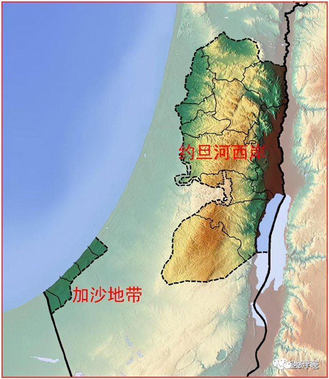 【地理赏析】戈兰高地,约旦河西岸和加沙地带都是在