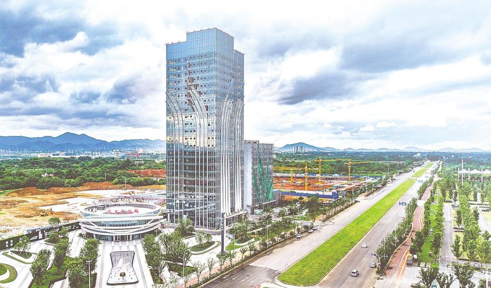 黄石科技城一期建设收尾