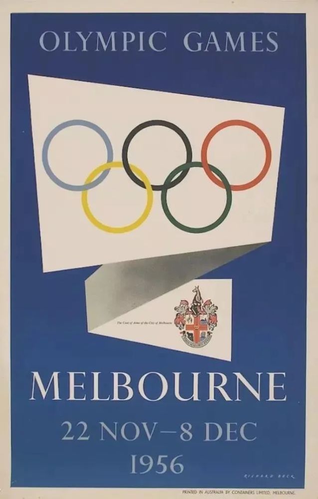 1960 意大利罗马奥运会海报