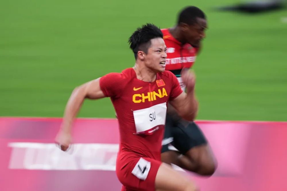 2021年8月1日,日本,2020东京奥运会男子100米半决赛,中国选手苏炳添