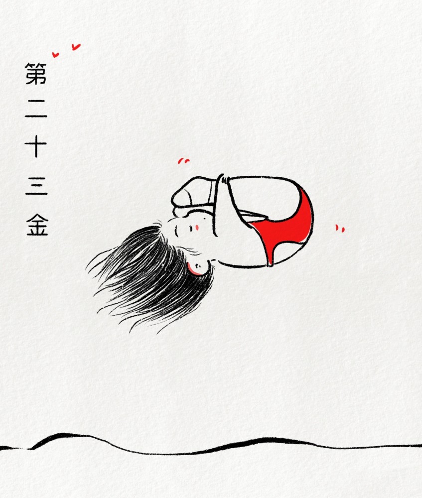 奥运健儿简笔画风格头像