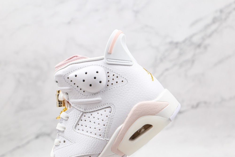 乔丹airjordan6retrogoldhoops白粉耳环aj6篮球鞋