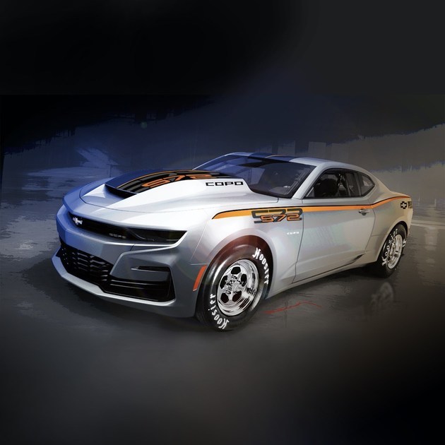 雪佛兰2022款科迈罗copo赛车 三种动力包括9.4升v8发动机