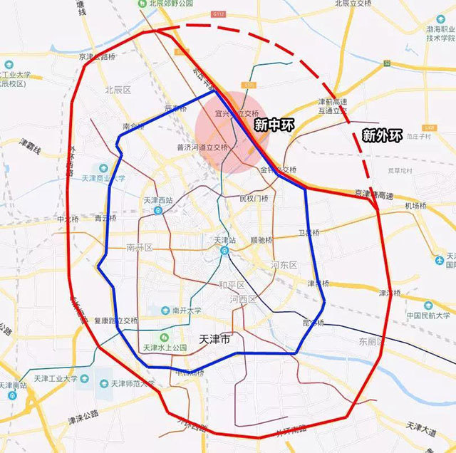 未来的天津,不仅外环线以内区域是主城,而这些组团将会纳入中心主城