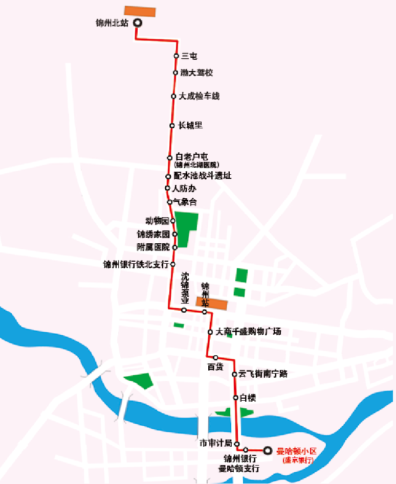 锦州北站正式开通!车次大盘点(附公交路线图)