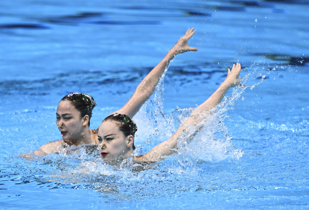 (东京奥运会)花样游泳——双人自由自选赛况