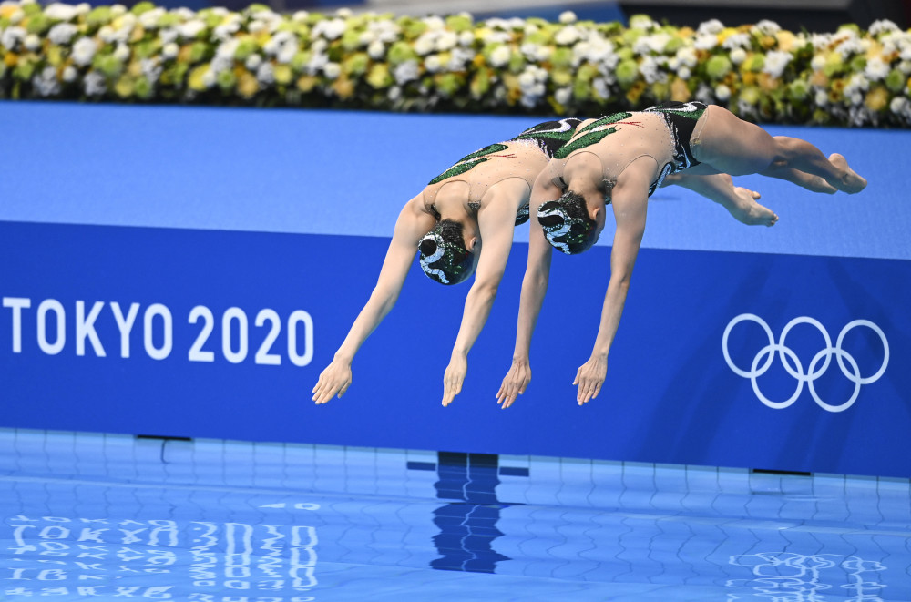 (东京奥运会)花样游泳——双人自由自选赛况