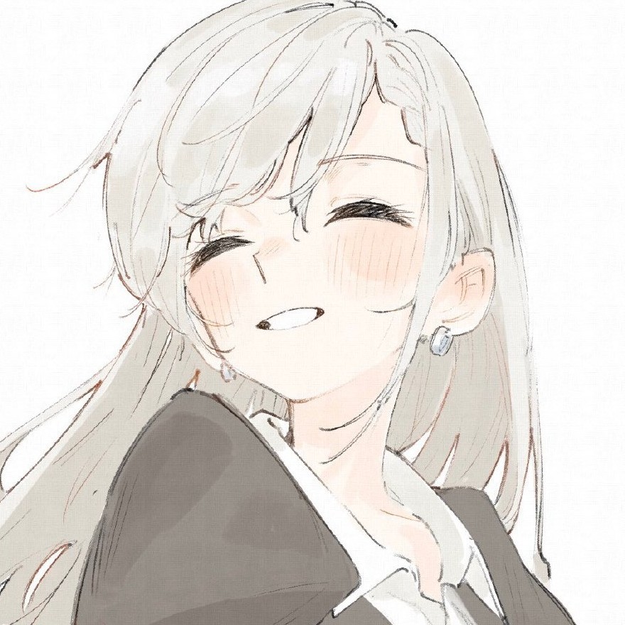 "白色天使纯净系动漫女生头像"