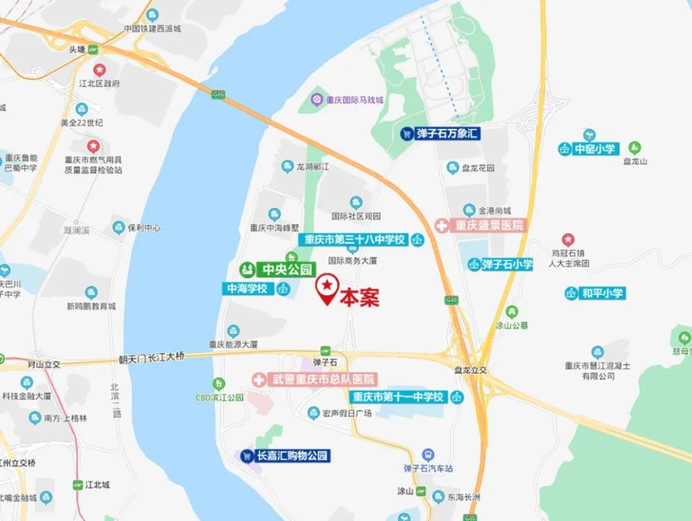 弹子石3块优质占地607亩,可建127万方即将上线